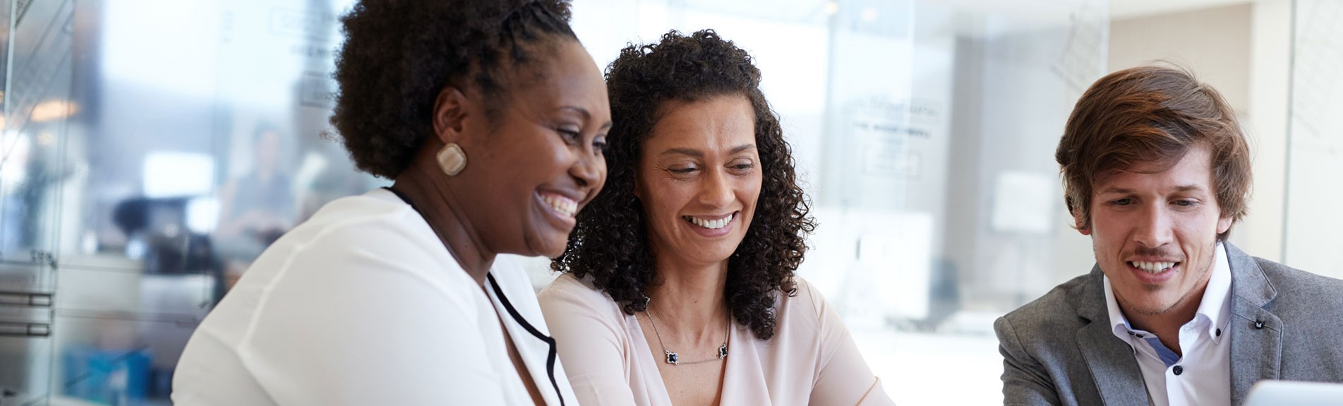 Pleased With The Outcome Of Their Latest Business Deal