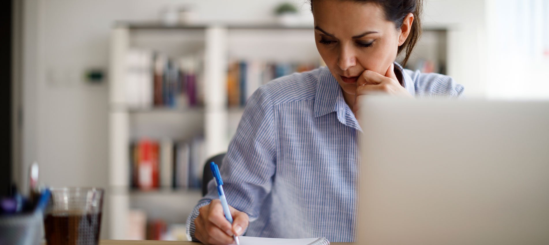 Woman Working From Home
