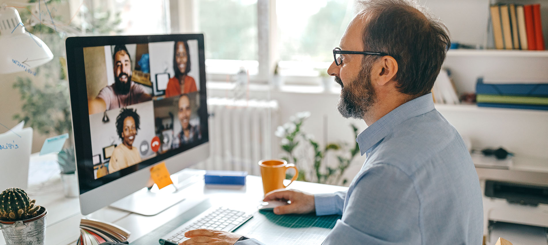 Video Call With Team Members