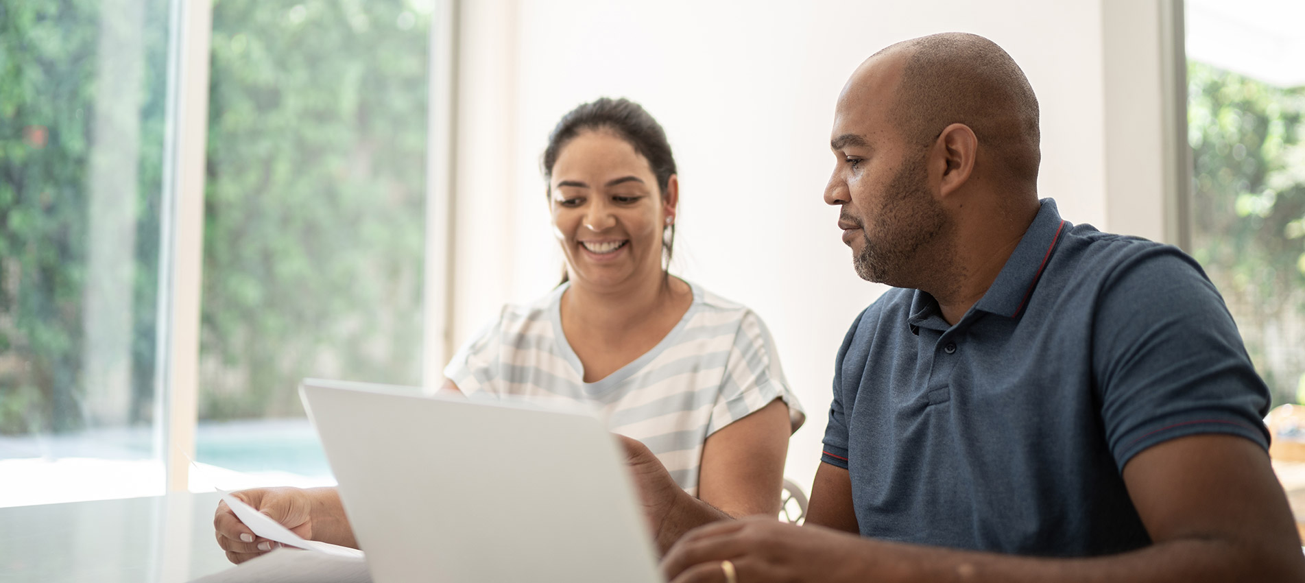 Mature Couple Doing Home Finances